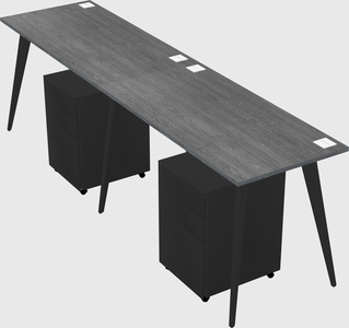 Modern rectangular office desk