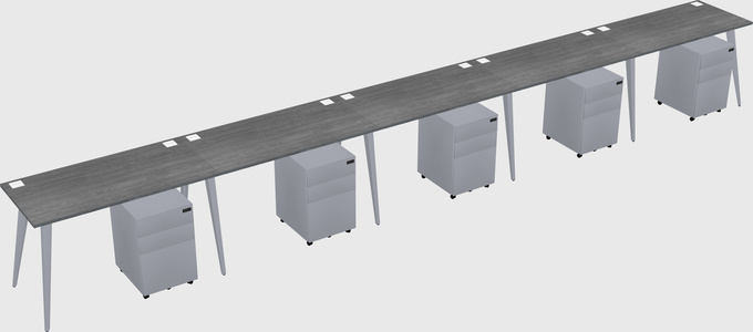 Modern Rectangular Office Desk
