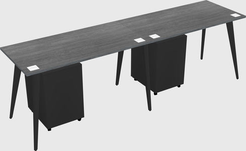Modern rectangular office desk