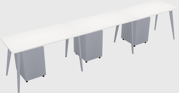 Modern rectangular office desk