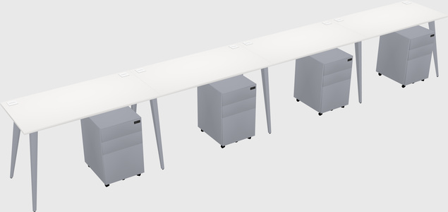 Modern Rectangular Office Desk