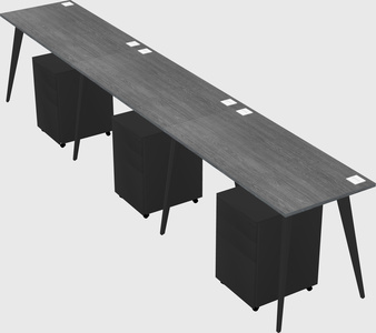 Modern rectangular office desk