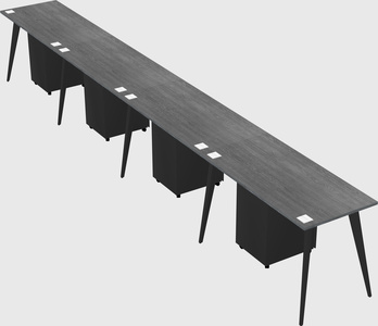 Modern rectangular office desk