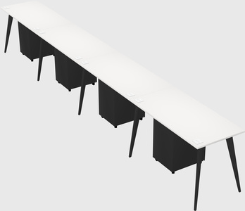 Modern rectangular office desk