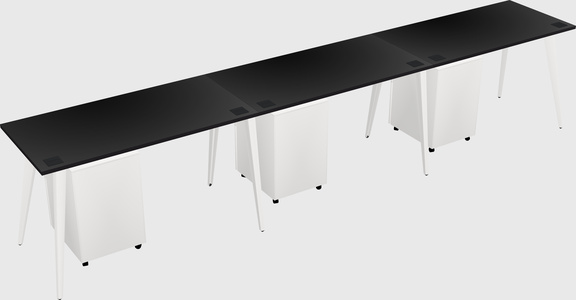 Modern rectangular office desk
