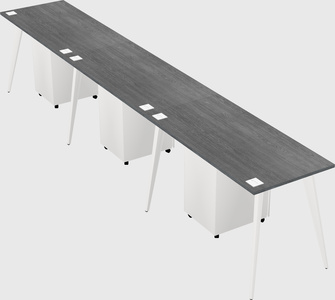 Modern rectangular office desk