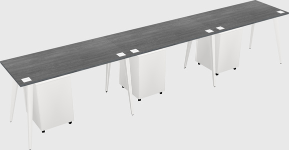 Modern rectangular office desk