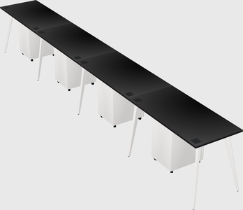 Modern rectangular office desk