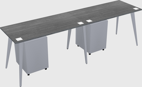 Modern rectangular office desk