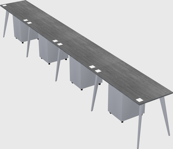 Modern rectangular office desk