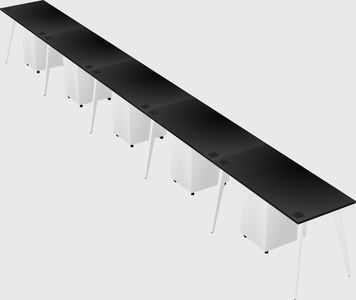 Modern rectangular office desk