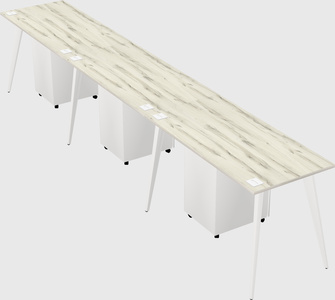 Modern rectangular office desk