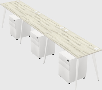 Modern rectangular office desk