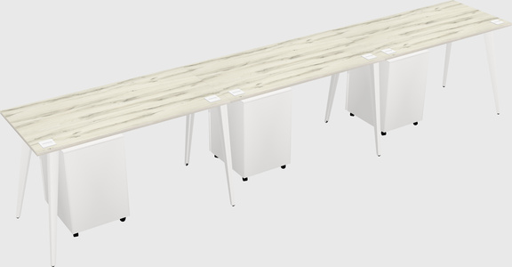 Modern rectangular office desk