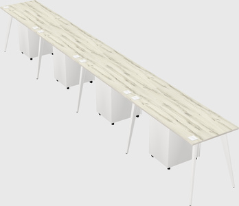 Modern rectangular office desk