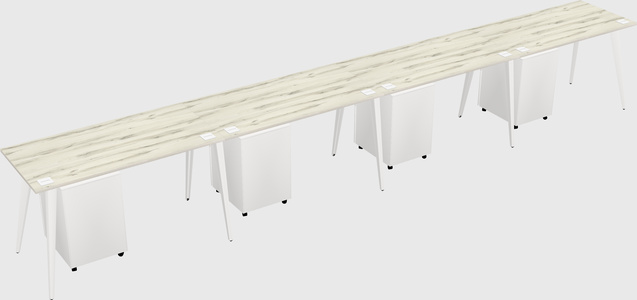 Modern rectangular office desk