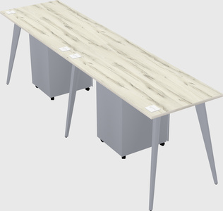 Modern rectangular office desk