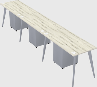Modern rectangular office desk