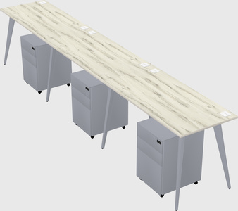 Modern rectangular office desk