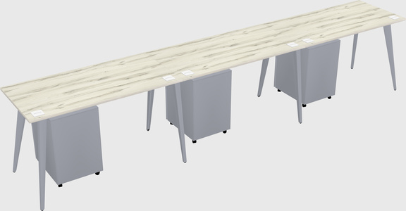 Modern rectangular office desk