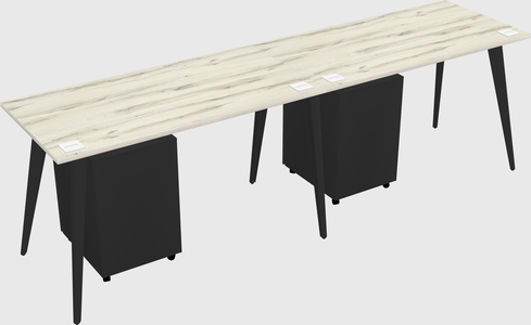 Modern rectangular office desk
