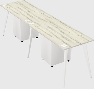 Modern rectangular office desk