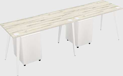 Modern rectangular office desk