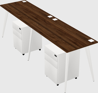 Modern rectangular office desk