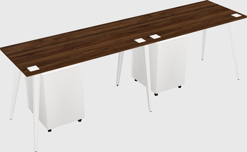 Modern rectangular office desk