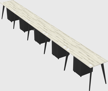 Modern rectangular office desk