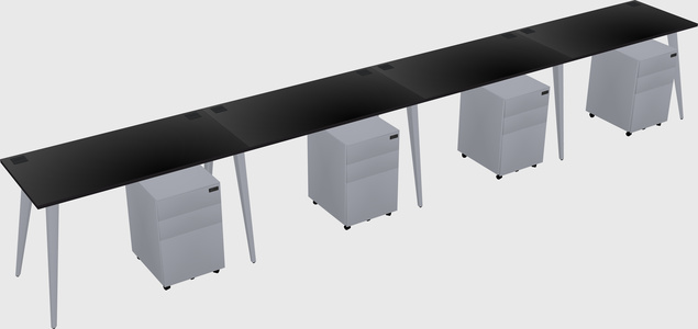 Modern Rectangular Office Desk
