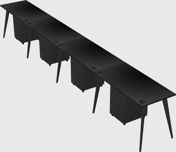 Modern rectangular office desk