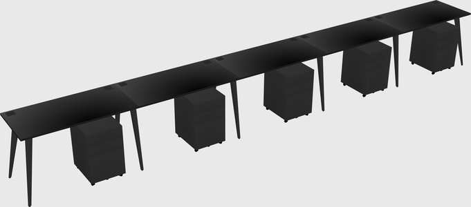 Modern Rectangular Office Desk