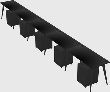 Modern rectangular office desk