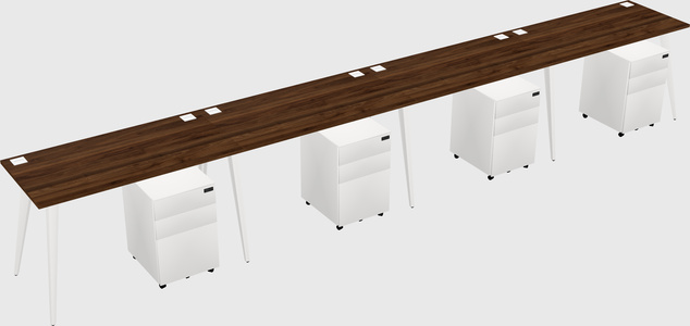 Modern Rectangular Office Desk