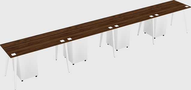Modern rectangular office desk
