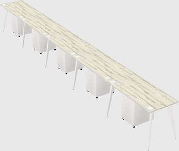 Modern rectangular office desk