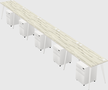 Modern rectangular office desk