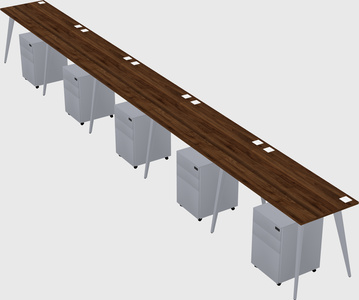 Modern rectangular office desk