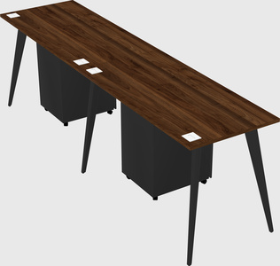 Modern rectangular office desk