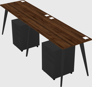 Modern rectangular office desk
