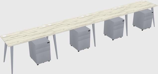 Modern Rectangular Office Desk