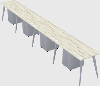 Modern rectangular office desk