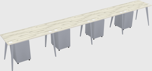 Modern rectangular office desk