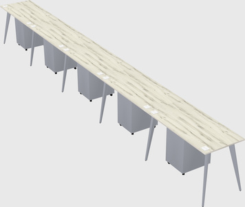 Modern rectangular office desk