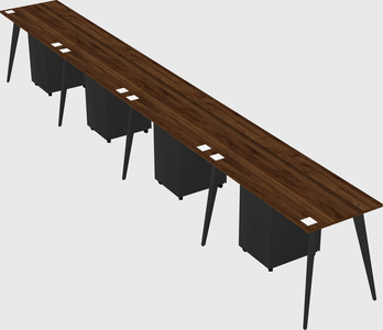 Modern rectangular office desk