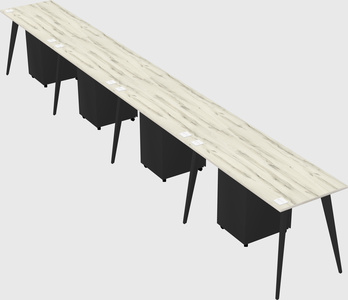 Modern rectangular office desk