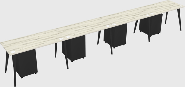 Modern rectangular office desk