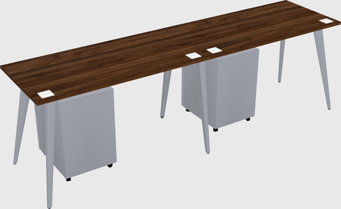 Modern rectangular office desk