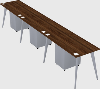 Modern rectangular office desk